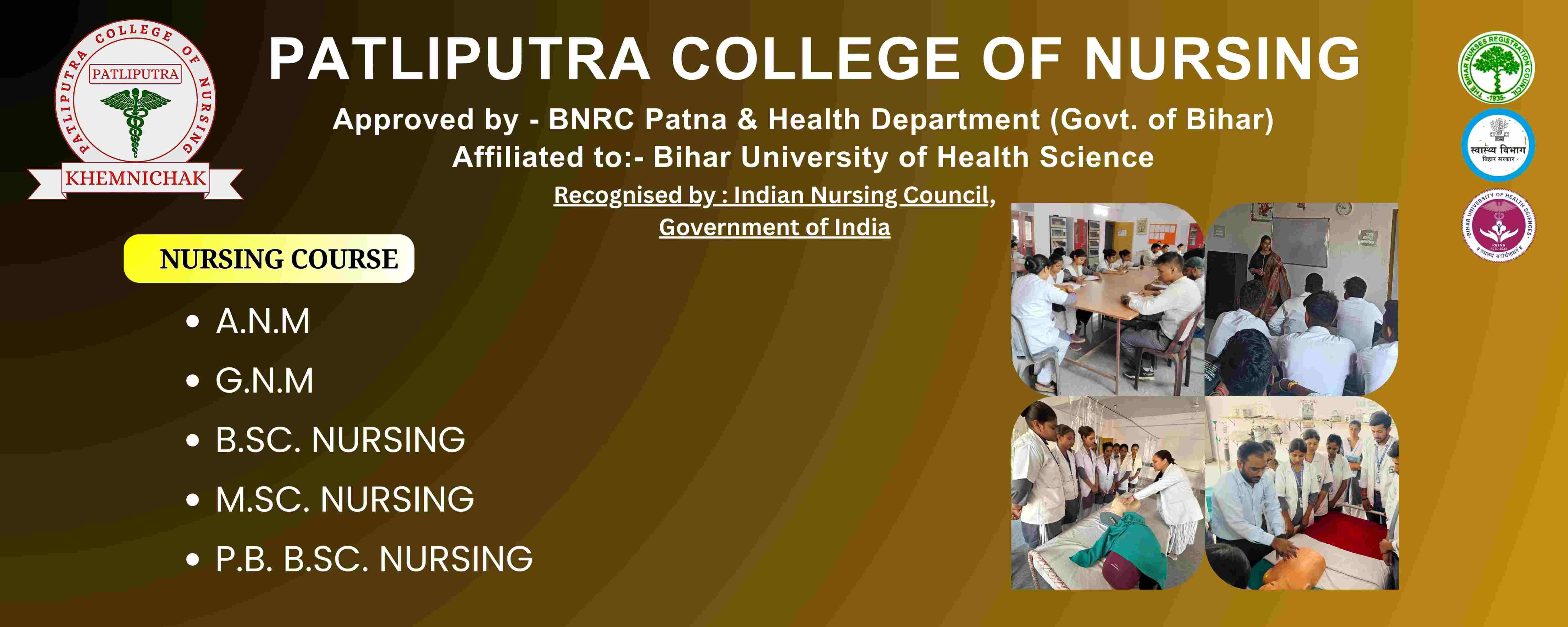 Patliputra College of Nursing banner